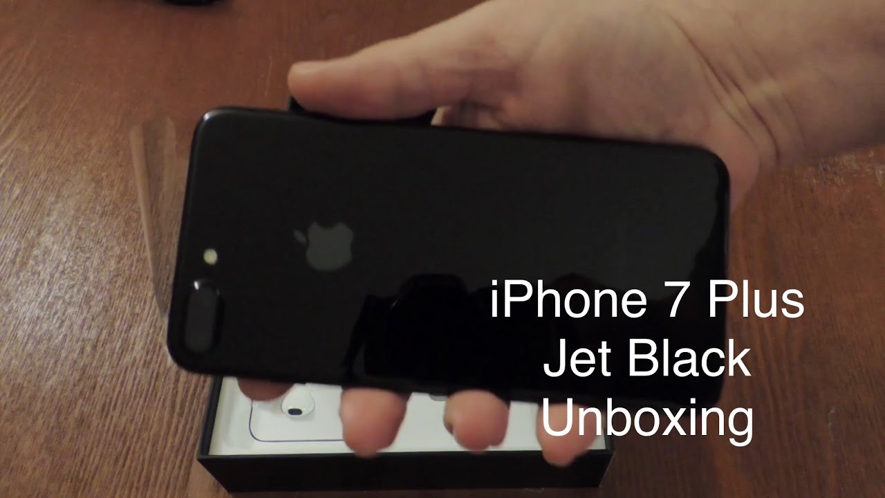 Iphone 7 Plus Special Jet Black Edition A Simple Unboxing Iphone 7 Plus Iphone Iphone 7