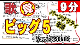 「歌で覚える」ビッグ５のパーソナリティ理論、５因子。替え歌で歌えば忘れない！？繰り返し歌って覚えよう！－臨床心理士試験・公認心理師試験