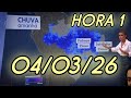 PREVISÃO DO TEMPO- HORA 1 04/03/26