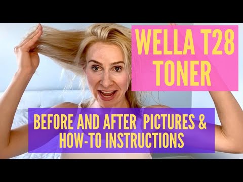 Wella T28 Toner – How-To Use T28 with Before and After Pictures