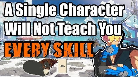 Eén personage leert je niet alle vaardigheden