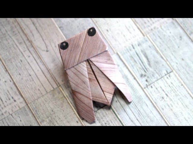 Summer Origami Cicada 夏の 折り紙 せみ 簡単な折り方 Youtube