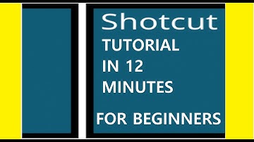 Shotcut tutorial for beginners in 12 MINUTES (trim clips, add text & title) (2020)