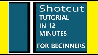 Shotcut tutorial for beginners in 12 MINUTES (trim clips, add text & title) (2020) screenshot 5