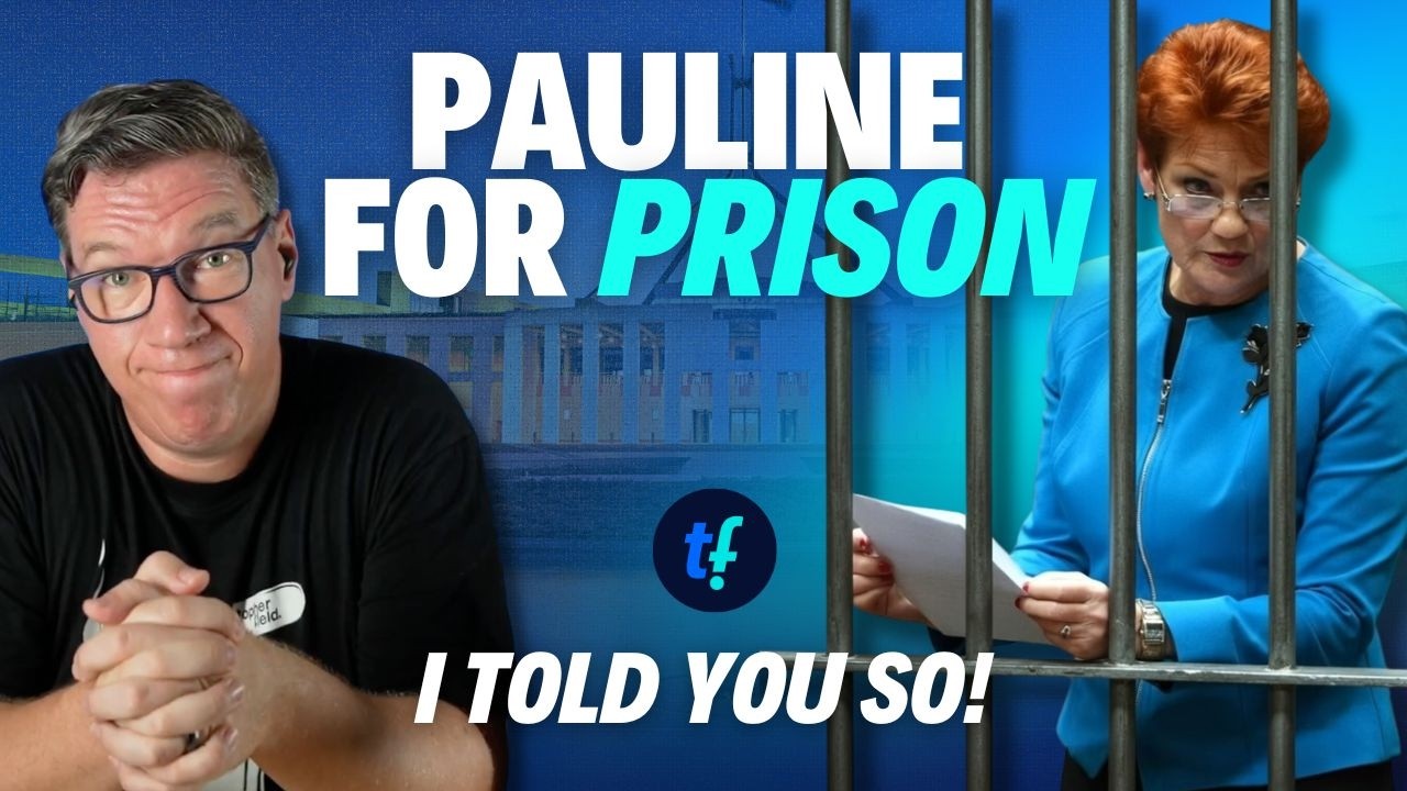 There is nothing they will not do to fend off One Nation. Topher Project 359