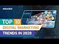 Top 10 Digital Marketing Trends in 2020 | Future of Digital Marketing | Edureka