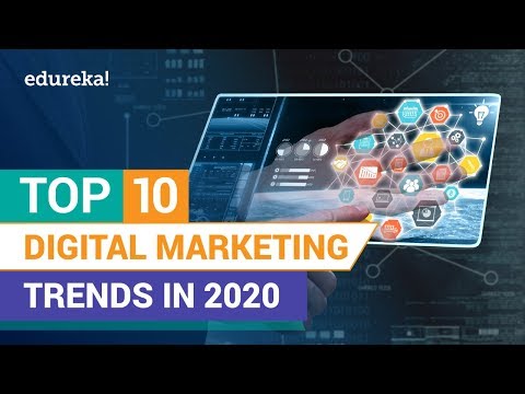 Top 10 Digital Marketing Trends in 2020 | Future of Digital Marketing | Edureka