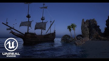 Pirates Ship Timelapse | Unreal Engine 5 | Render