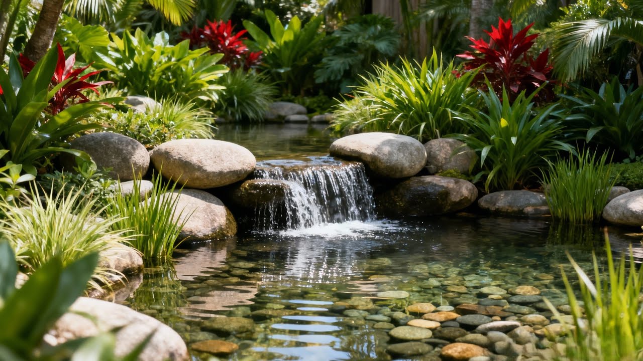 Instant Peace of Mind 🌿 Soft Water Sounds and Piano Music Relaxation, Stress Relief, Deep Sleep