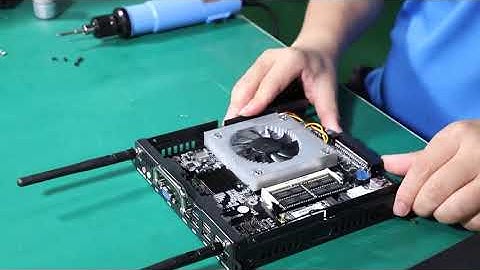 How do we install CPU, FAN, RAM, SSD for OPS computer