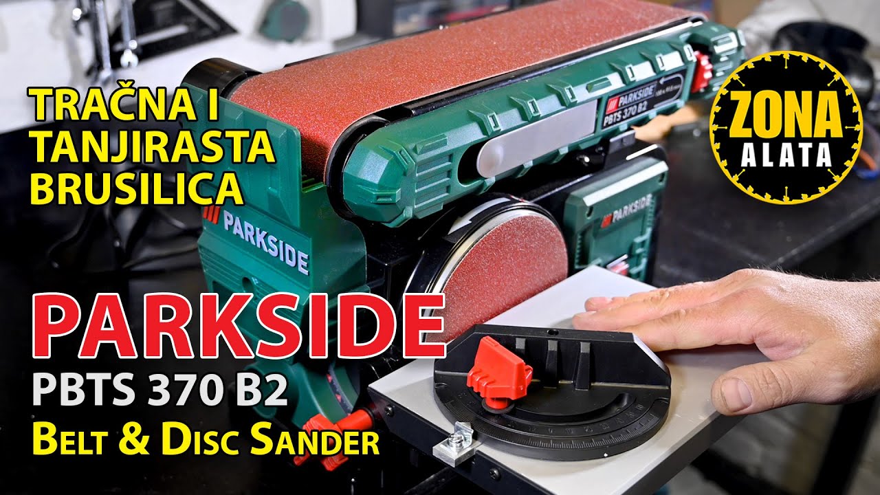Parkside PBTS 370 B2 Belt & Disc Sander / Scheppach BTS800 - YouTube