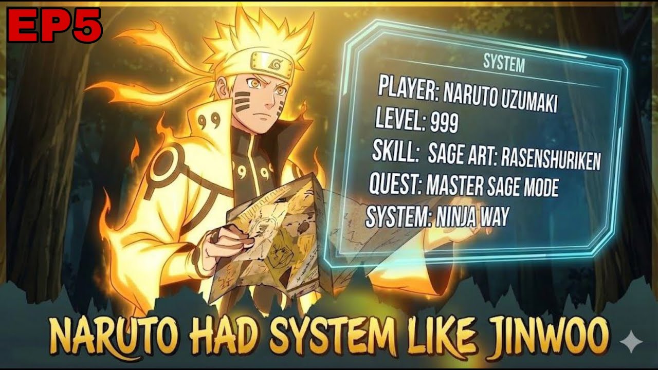 What if Naruto had a Solo leveling System? ( Power Up Like Jinwoo) Episode-5 | Naruto Susu in Open 😂
