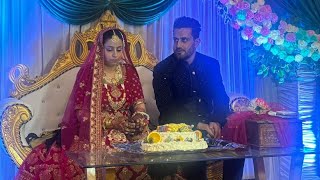 kashmiri bride groom welcome by in-laws ||Mariya reshi's Baraat look #weddinghighlights