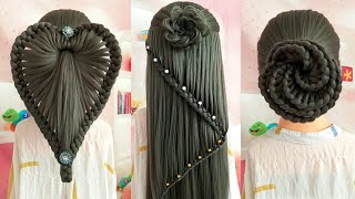 hairstyle ka design - hairstyle juda design - balon ke design - bridal hairstyle - design Bal