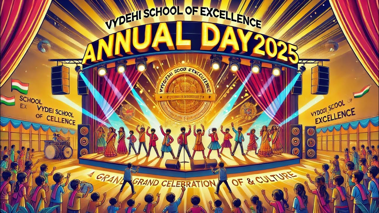 Vydehi School of Excellence Annual Day 2025 ! A spectacular celebration of Talent and culture.