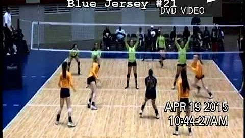 Miranda Solis Libero Volleyball Highlights 2015