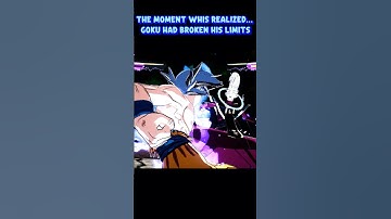 The Moment Whis Realized… Goku Had Broken His Limits! #knockout #sparkingzero #crashout