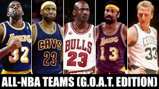 All-Nba Teams G.o.a.t. Edition