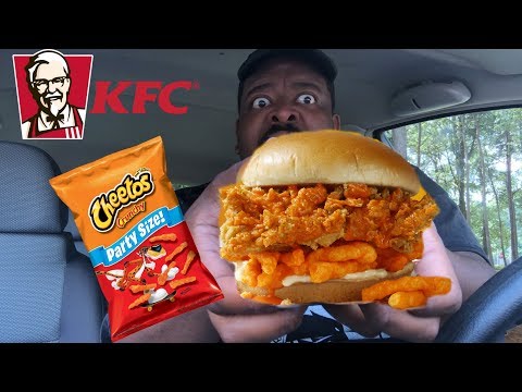 kfc-new-cheetos-chicken-sandwich-review!!