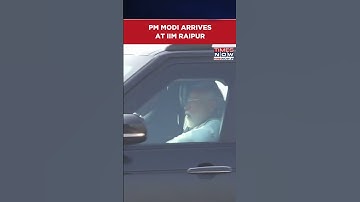 PM Modi Arrives At IIM Raipur To Attend All India Police Conference Of DGPs And IGPs | WATCH #shorts