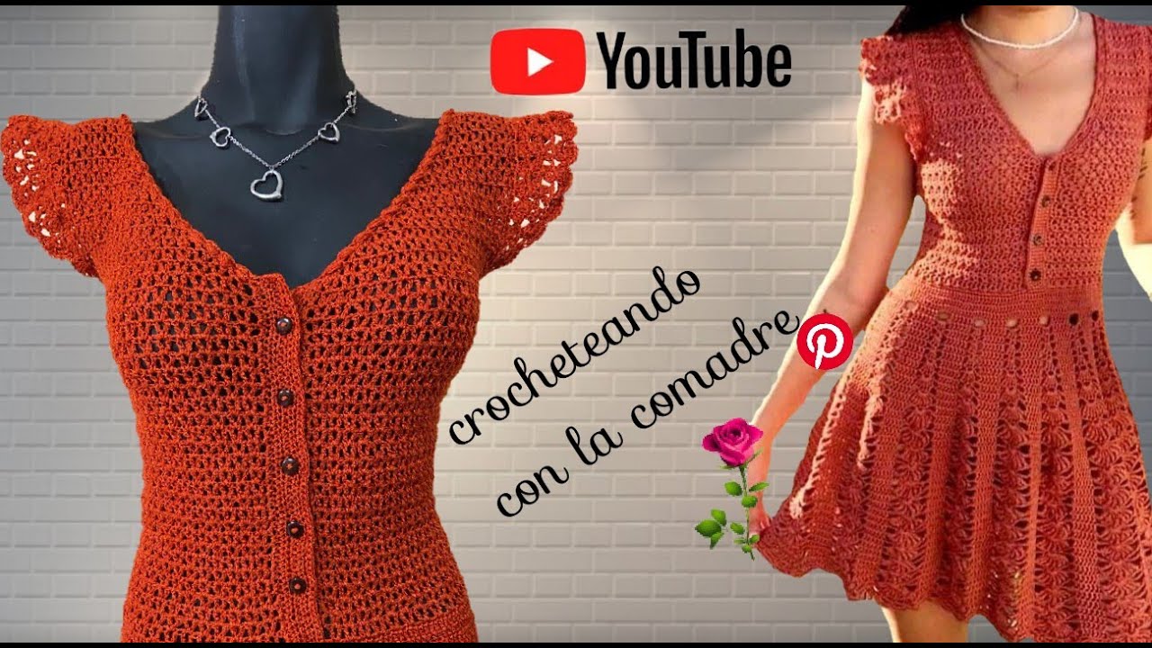Tutorial Vestido ✨Primavera-Verano✨ a crochet parte#1 crocheteando con la  comadre - YouTube