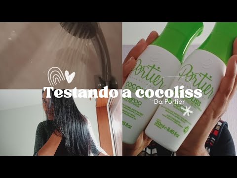 Testando o alisamento da Portier cocoliss estando grávida… #resenha #capilar