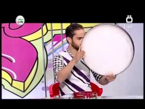 مصطفى سبع صولو دف ضيف برنامج شباب وبنات السومريه 