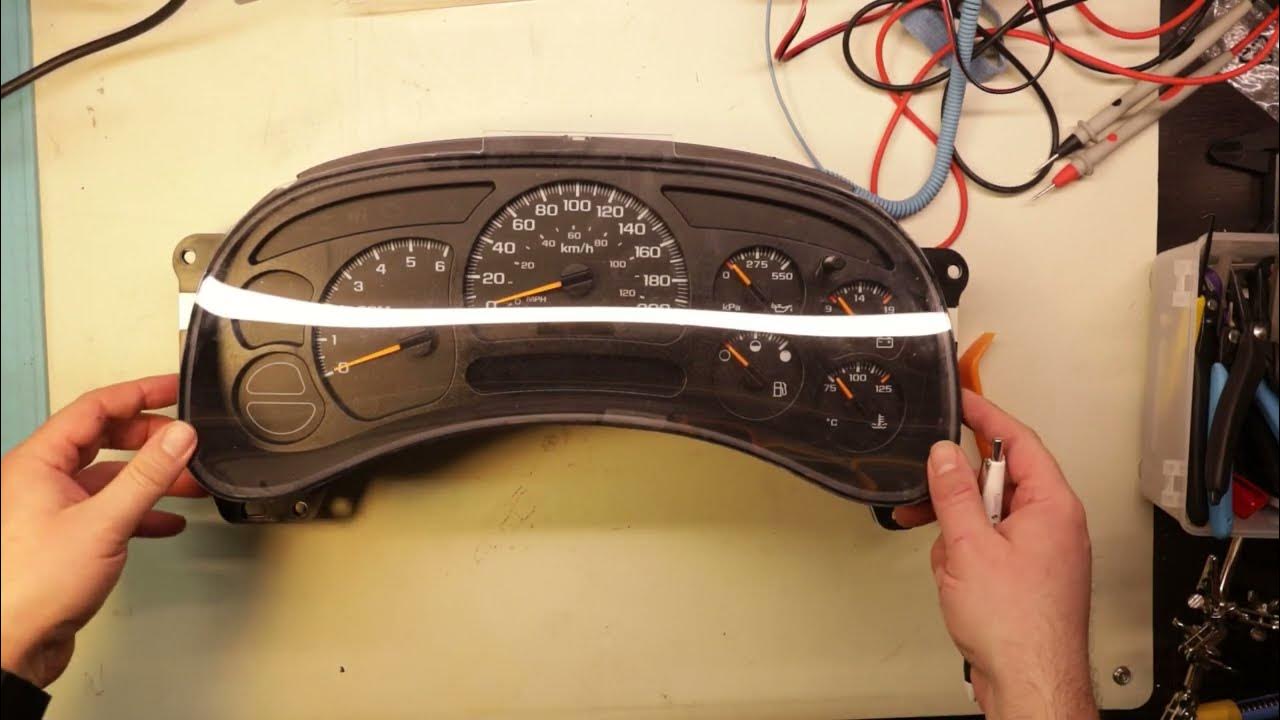 Chevy Tahoe How To Solder in Cluster LED's What a Change!! - YouTube