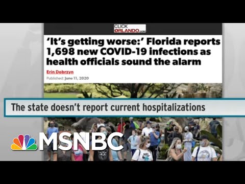 COVID-19 Risk At GOP Convention Shrouded By Florida Data Opacity | Rachel Maddow | MSNBC