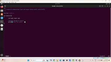 How to Use scanf() and printf() in C