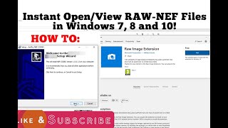 How to Instant View the NEF / RAW photo files, without any loading delay in Windows 10, 8, 7. PART 1 screenshot 2