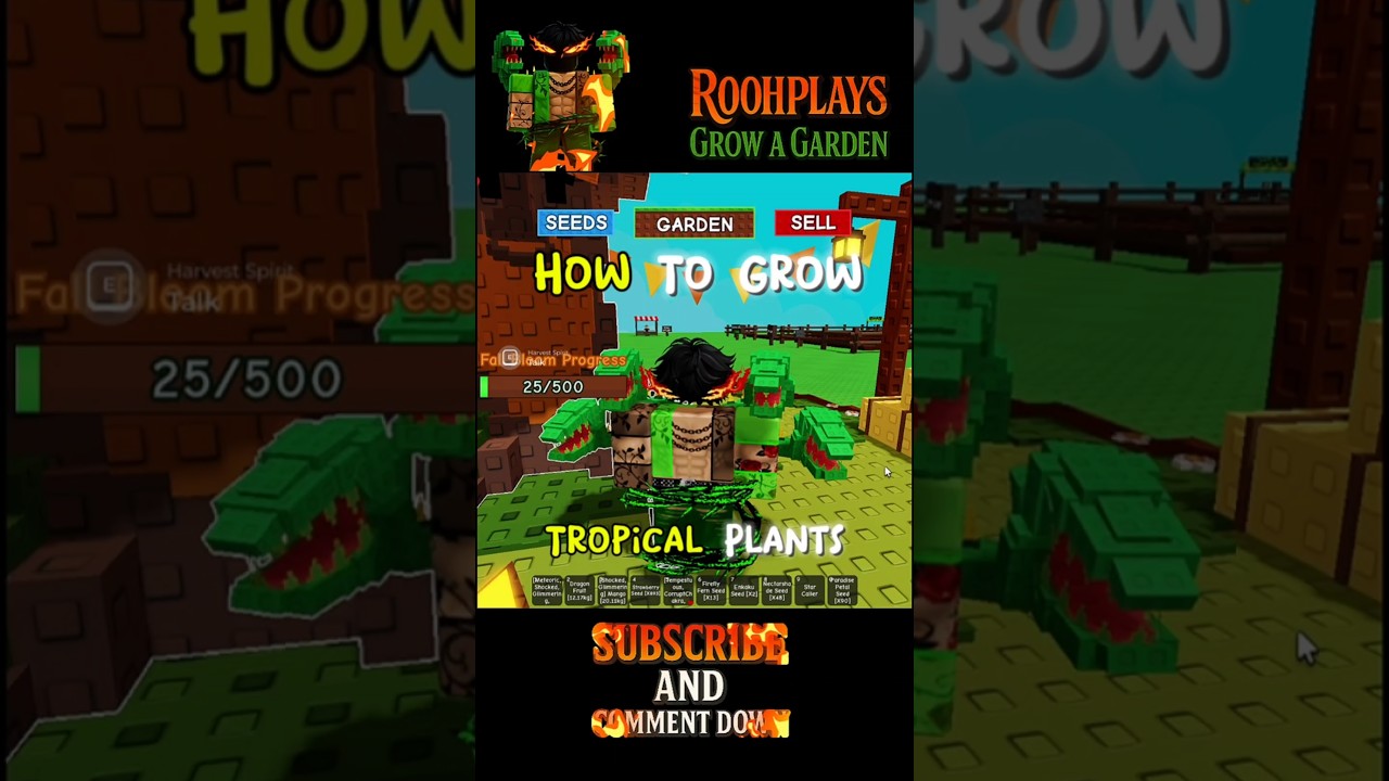 How To Grow FALL BLOOM Using Tropical Plants | Grow a Garden 