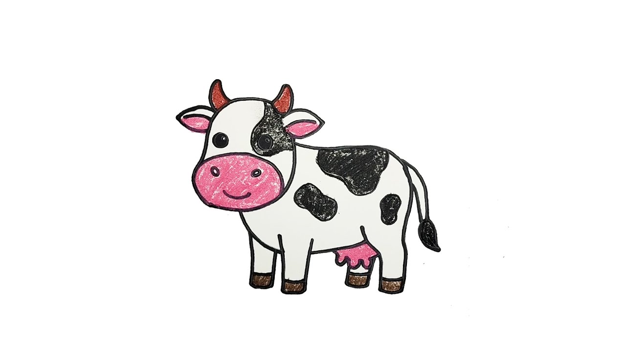 A Happy Little Cow in Colors 🐄 | Gentle Art Time for Kids