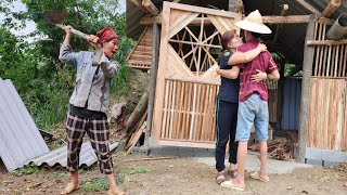 On the journey to build a new kitchen, the deaf-mute girl continued to closely follow me and Phong