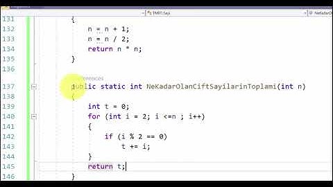 Algoritma Tasarımı - 1den 10a kadar Çift Sayı Toplama