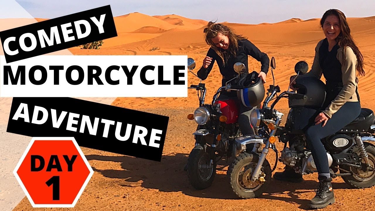Episode 1 "Amateur Hour" Comedy Motorcycle Adventure Monkey Bike