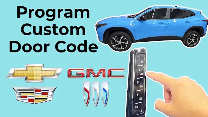 Program Custom Door Code on GM Vehicles - Keyless Entry Keypad