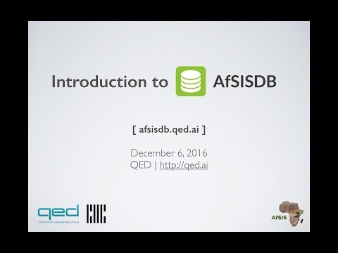 QED: Introduction to AfSISDB