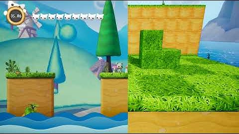 Neko Ghost Jumper - Mixing 2D and 3D Gaming Like No Other Game Before