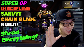 ABSOLUTELY OP! - Dauntless Discipline Sahvyt Chain Blade Build for End Game - Patch 1.8.3.