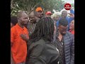 Scenes outside JKIA’s main entrance