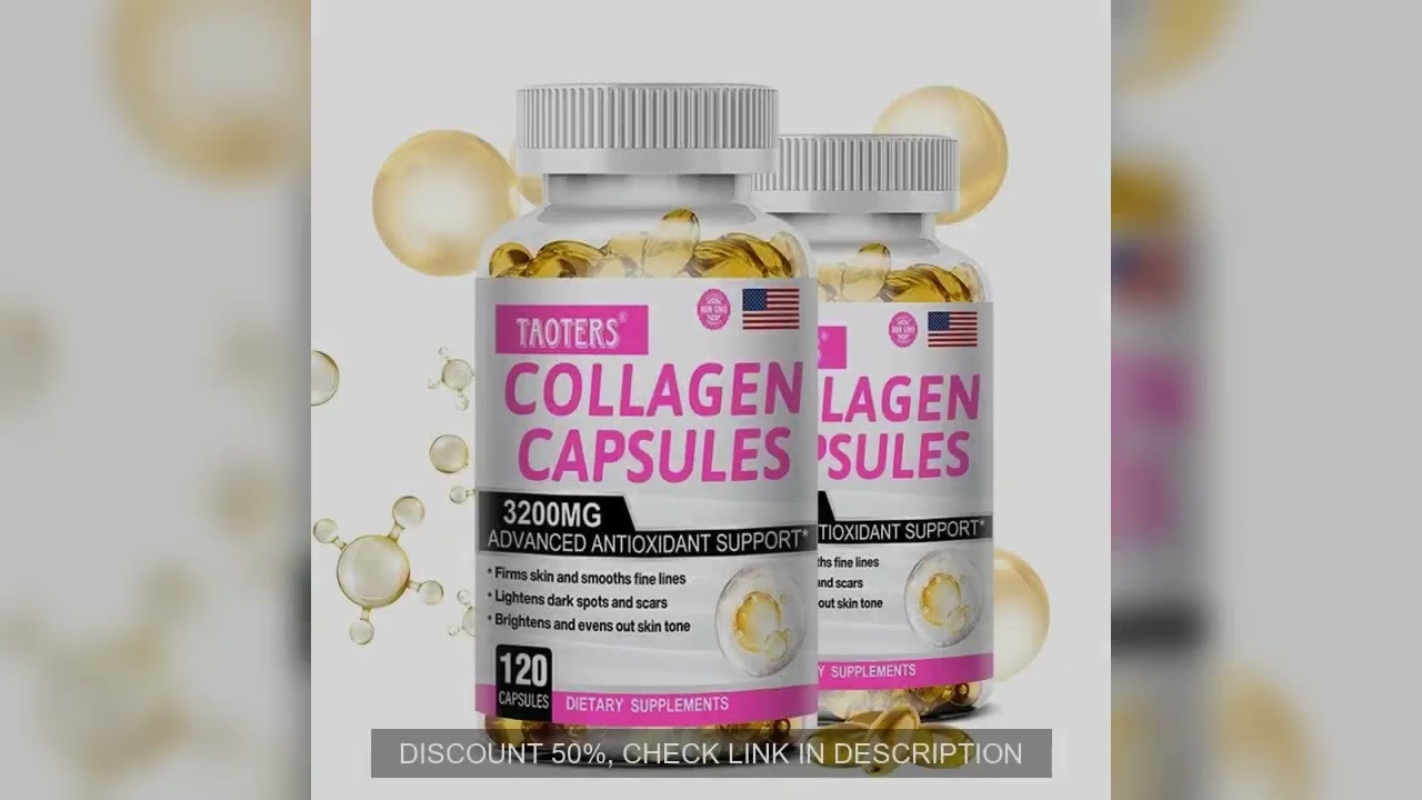 TAOTERS Collagen Supplement - Contains Glutathione To Reduce Wrinkles and Promote Healthy Skin, Hair