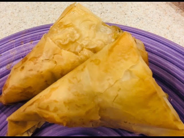 Chicken Pot Pie Turnovers with Phyllo Dough #recipe #demo