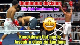 LPS Pro Fight 2026🥊Bantam Weight Title Fight🥇Joseph vs Buatsaiha‼️Title Fight hmuhnawm ber🔥