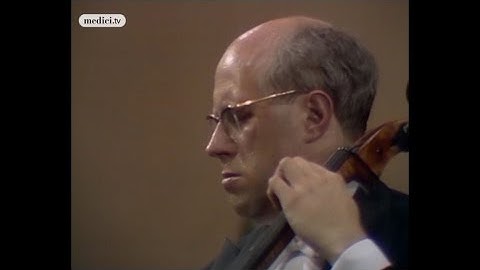 Tchaikovsky - Variations on a Rococo Theme - Benjamin Britten and Mstislav Rostropovich