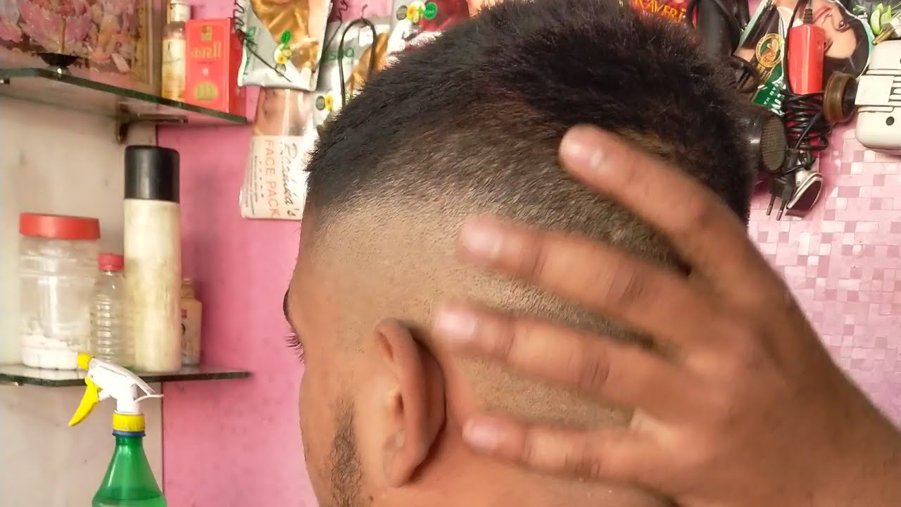 one side cutting hairstyle boy indian RaviHairStyleandShine style 