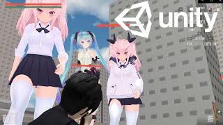 【巨大娘】地響き、新キャラ追加。【地球防衛軍風ゲーム制作】【giantess sizebox】