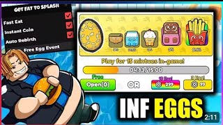 [💦INF] Get Fat to Splash Script - INFINITE EGG 