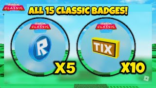 How To Get ALL 10 TIX & 5 TOKENS in Arsenal! (Roblox The Classic 15 Badges)
