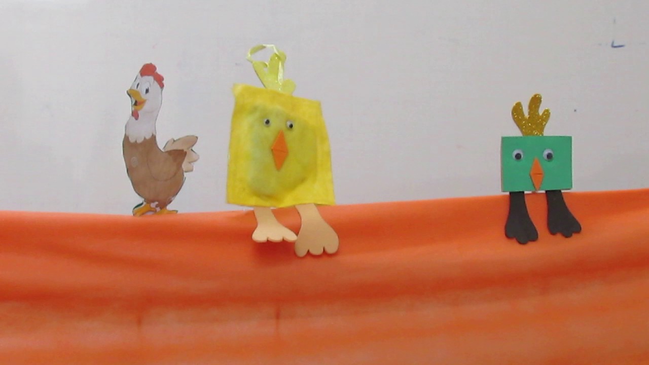 A história do pintinho quadrado YouTube